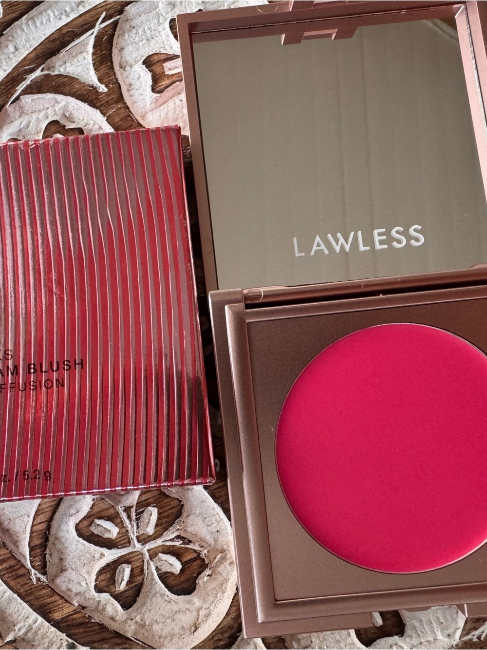 LAWLESS Pinch My Cheeks Soft-Blur Cream Blush Valentine 5.2g Full Size